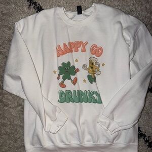 Gildan White Heavy Blend Sweatshirt